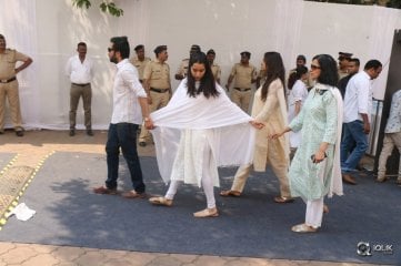 Celebs Condolence To Sridevi At Mumbai